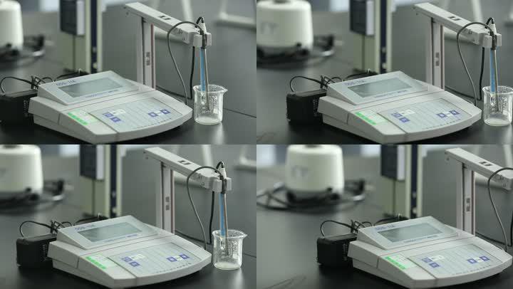 实验室仪器不同角度测试酸碱度检测